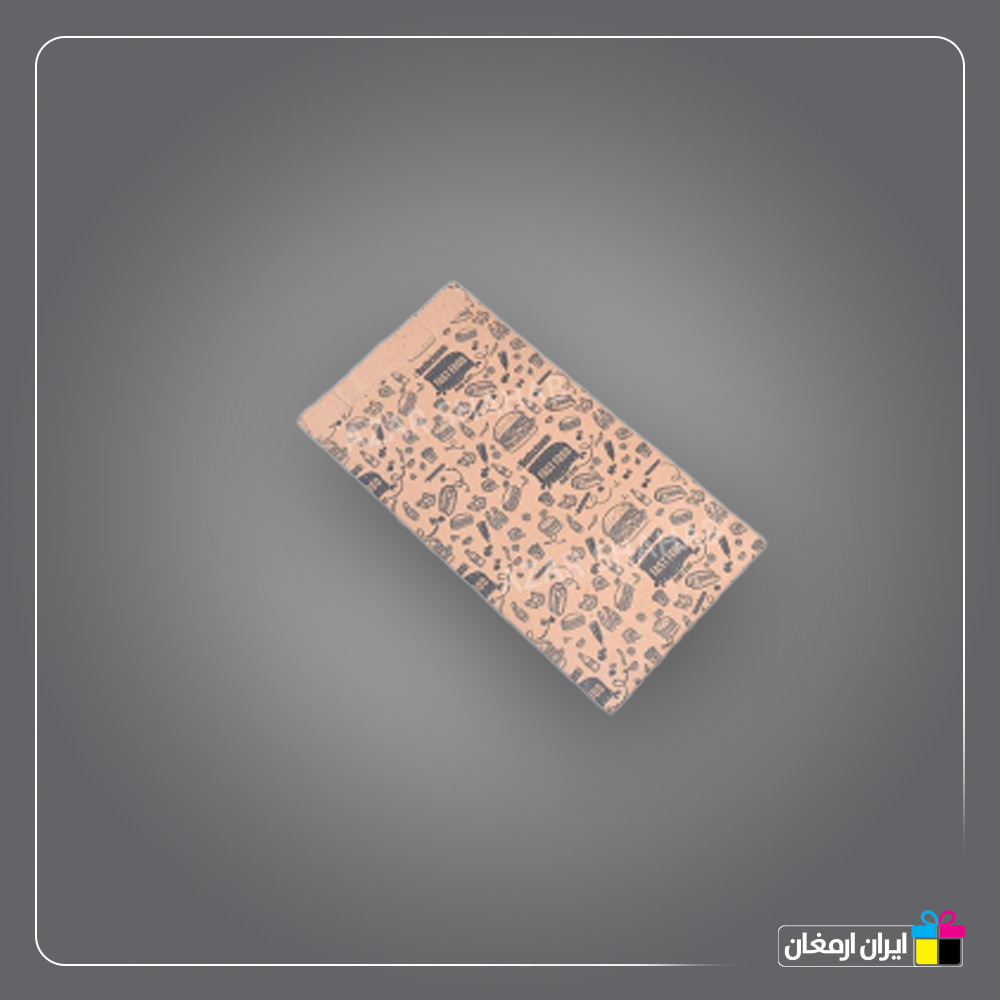 پاکت همبرگر کرافت 55 تک رنگ - 2