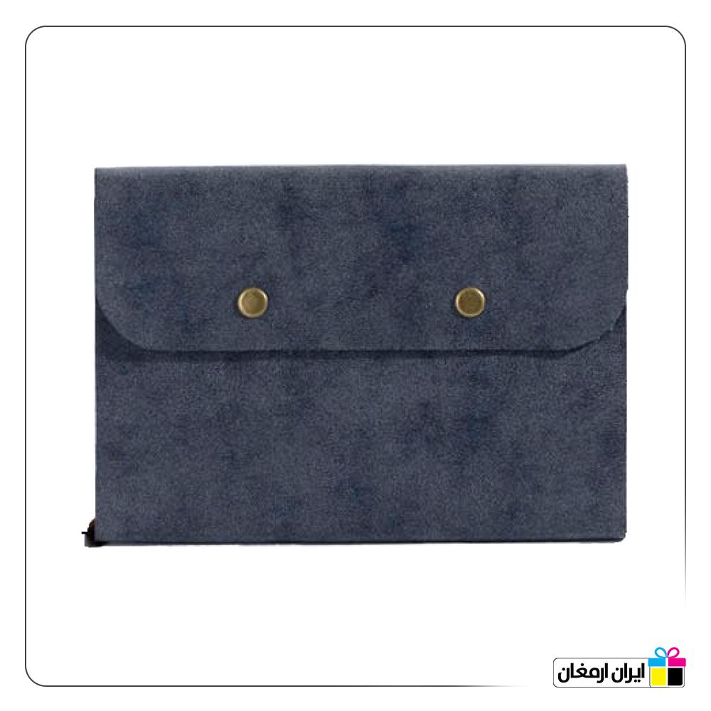 سالنامه رقعی چرم طرح 3 لت چرم طبیعی