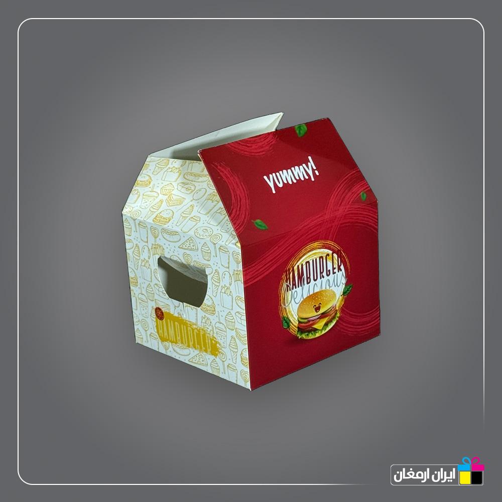 جعبه همبرگر مدل قفلی کد 20