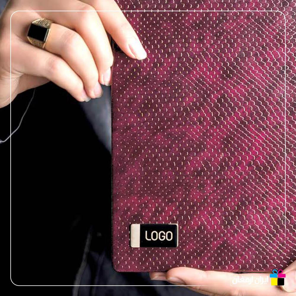 سررسید رقعی چرم ماری