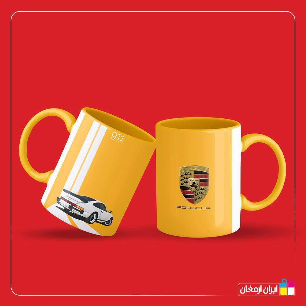 لیوان سرامیکی طرح پورشه