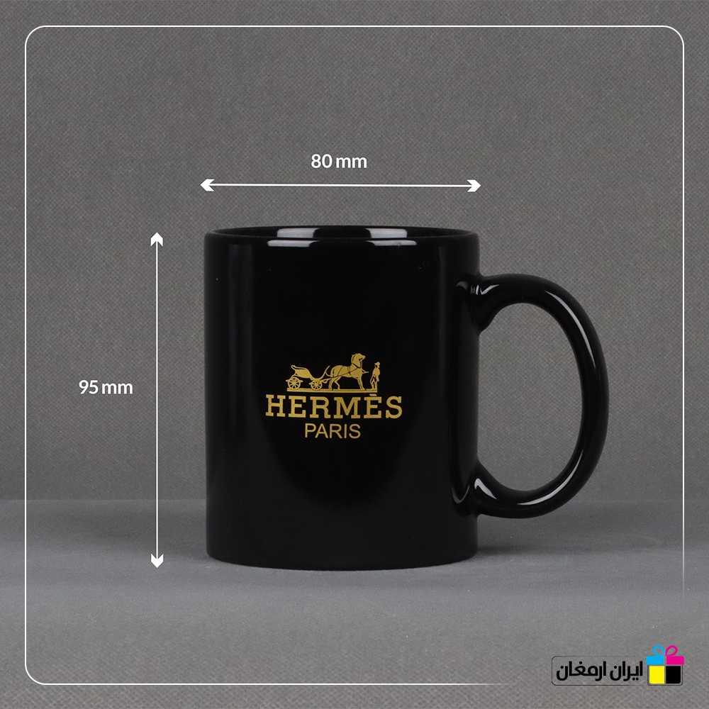 لیوان سرامیکی رسام مشکی