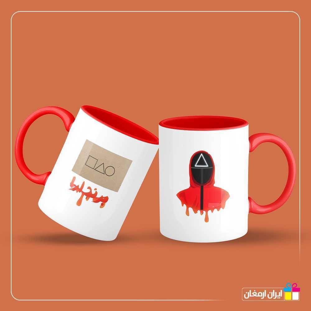 لیوان سرامیکی طرح اسکویید گیم