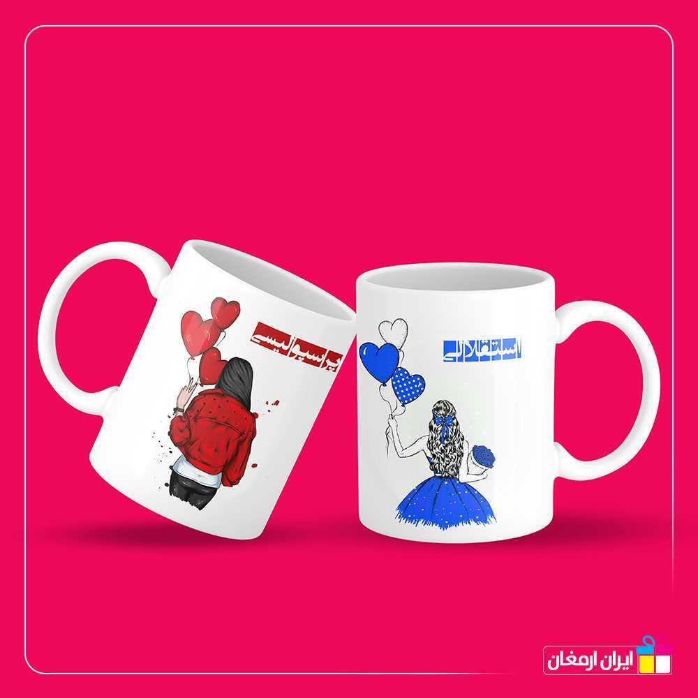 لیوان سرامیکی طرح دختر فوتبالیست